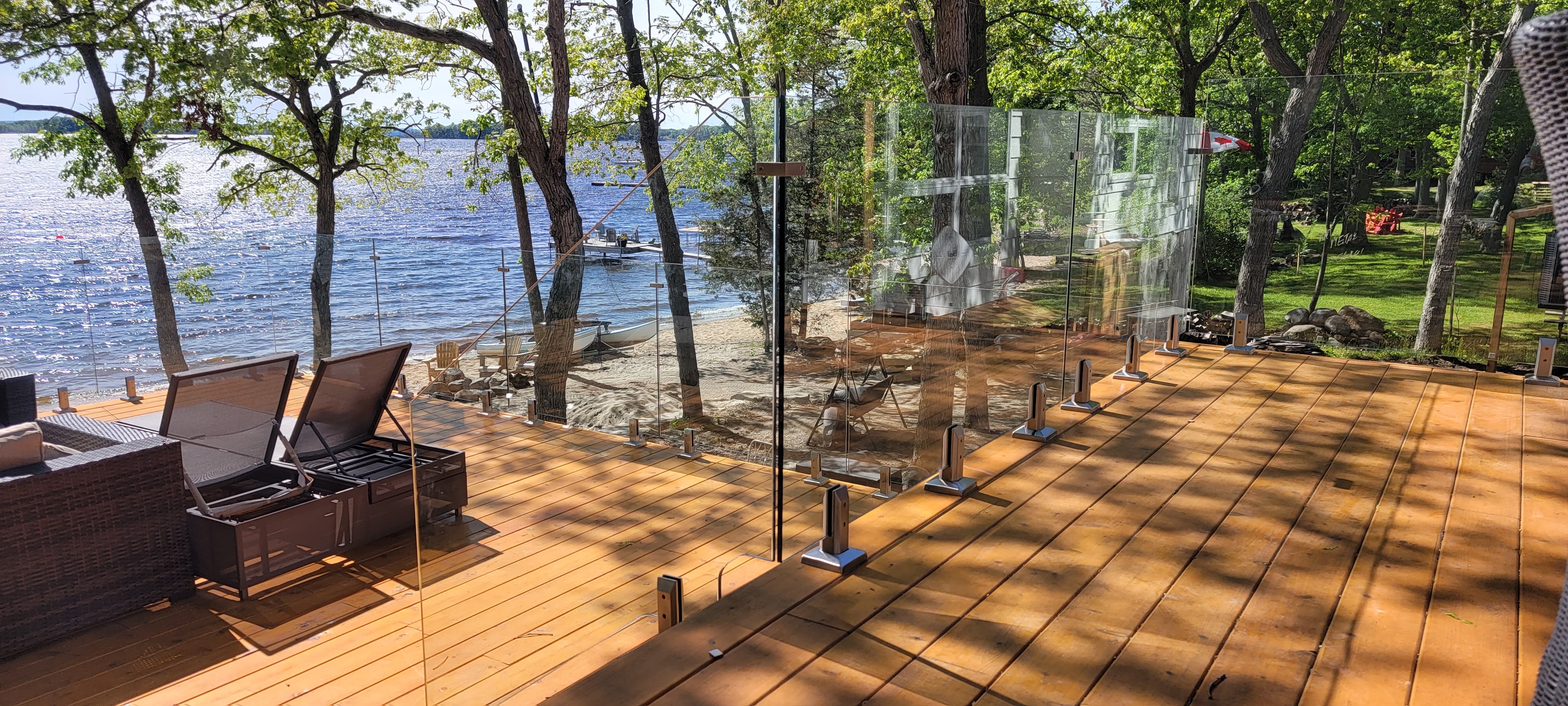 Toronto Exterior Glass Railing Systems Outdoor Installation