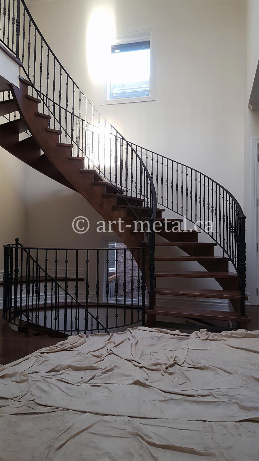 Interior Metal Stair Railing from the Best Contractor in ...