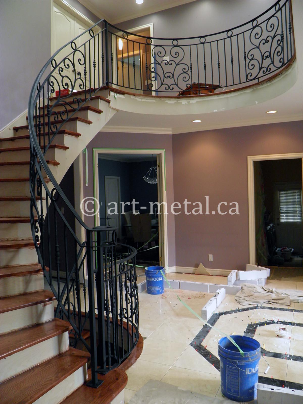 Stair Railing Installation According To Height And Dimension