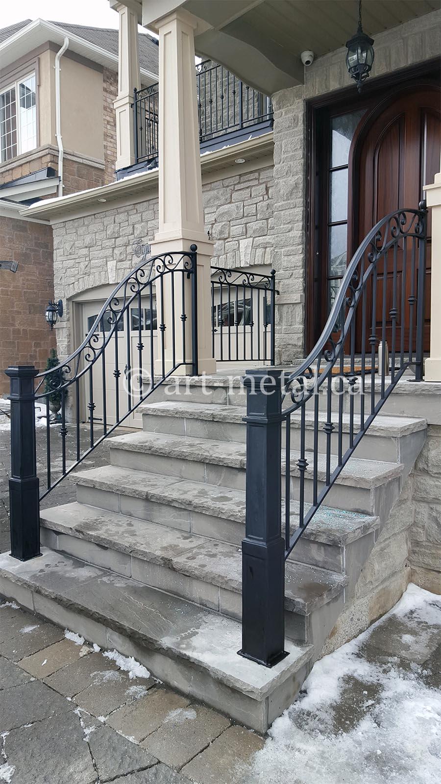 Iron Stair Railings Outdoor / Cast Iron Railing for Porch Manufacturer ...