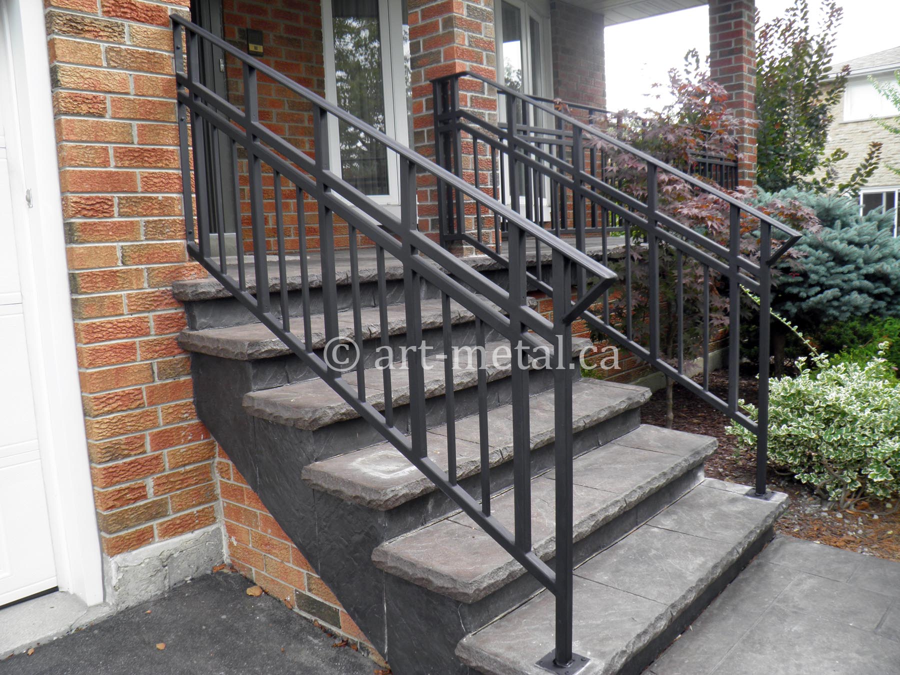 Exterior Metal Stair Railing for Safety and the Look of Your Home