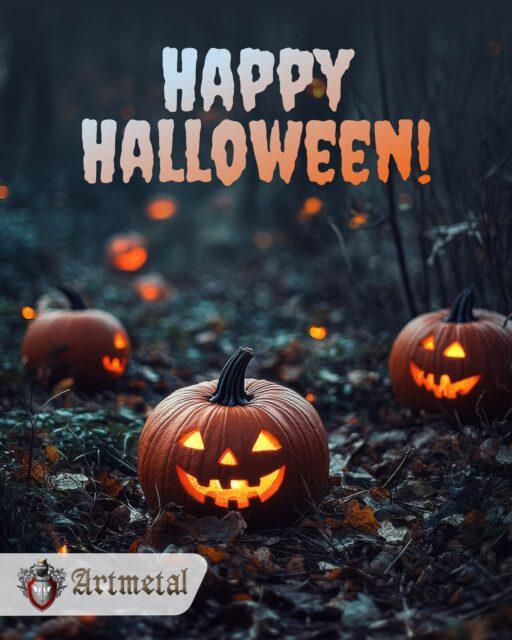 Happy Halloween from Art Metal👻May your night be spooky, shiny, and full of creativity🎃Stay inspired, stay spooky, and have a fang-tastic Halloween🕸️#artmetal #happyhalloween☠️