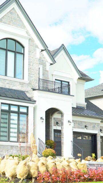 Interconnected Oval Style Railings for Balcony & Staircase  #OvalRailings #InterconnectedDesign #ArtMetalWorkshop #BalconyRailing #StaircaseDesign #ModernArchitecture #TorontoMetalwork #CustomFabrication #MetalAndGlass #MadeInCanada #DesignInspo #ArchitecturalDetails