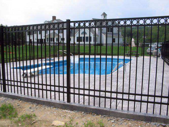 pool fence aluminum