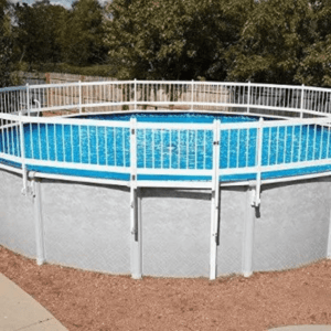 above ground pool privacy fence