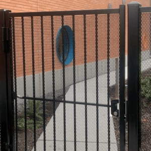 expanded metal security gates