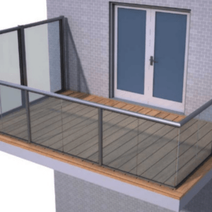 glass balcony enclosure