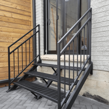 Outdoor Metal Stairs