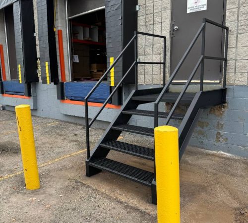 Handrail with midle bar